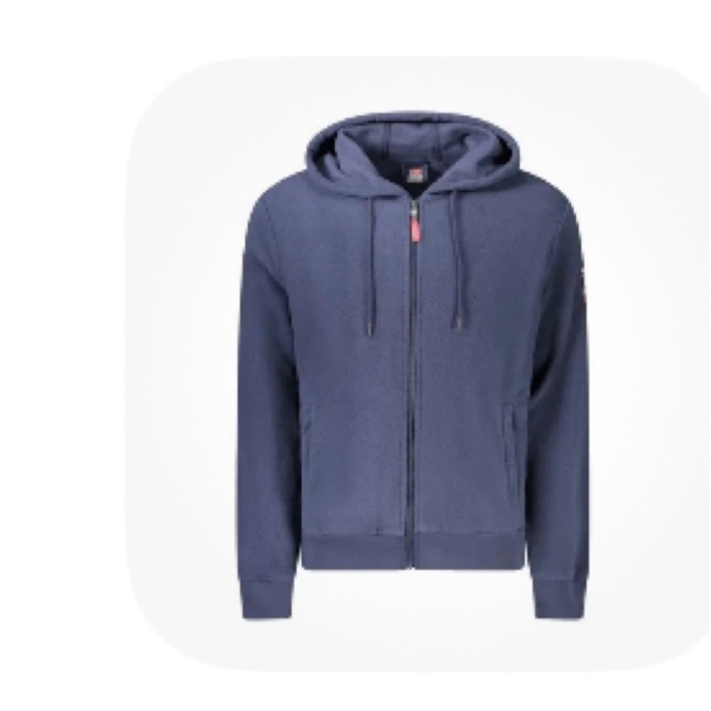 Men's Blue Hoodie Sweater